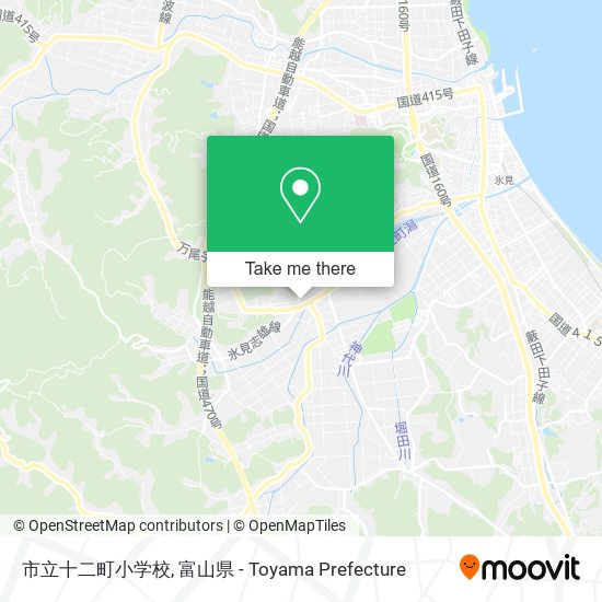 市立十二町小学校 map
