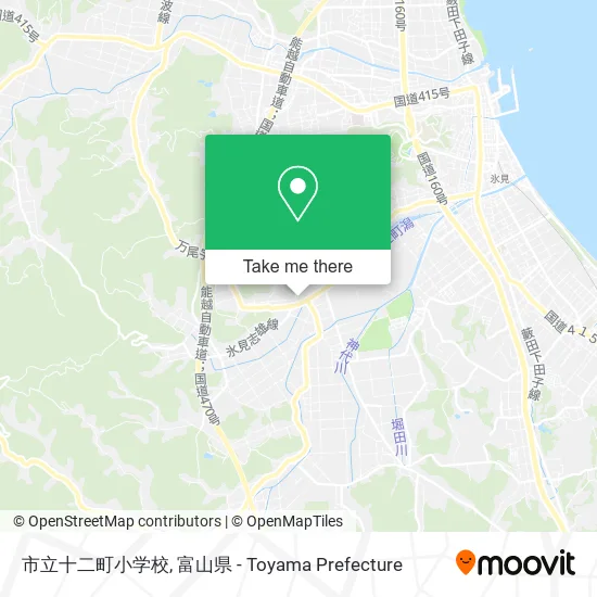 市立十二町小学校 map
