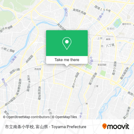 市立南条小学校 map