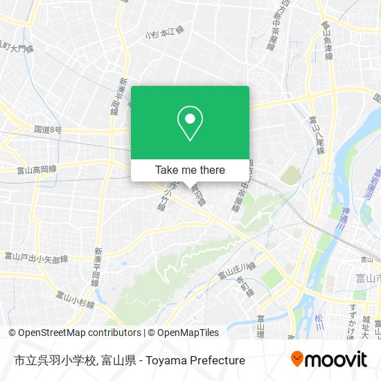 市立呉羽小学校 map