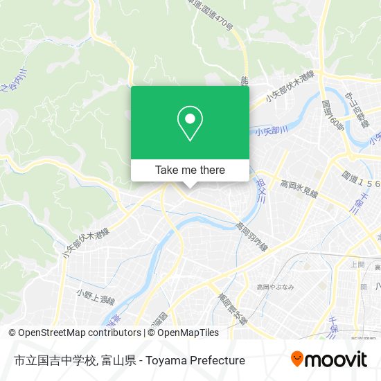 市立国吉中学校 map