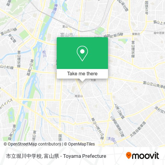 市立堀川中学校 map