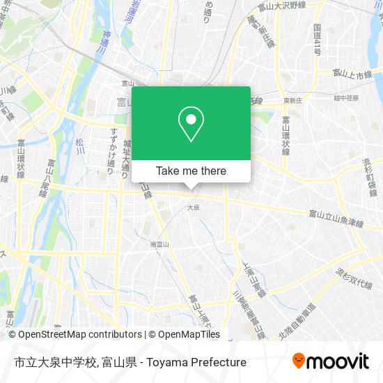 市立大泉中学校 map