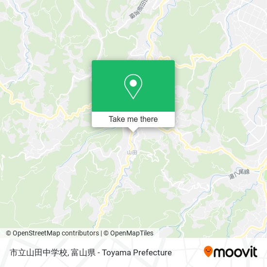 市立山田中学校 map