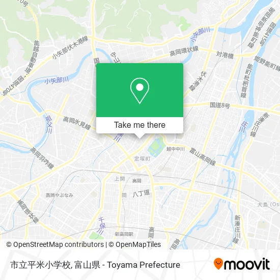 市立平米小学校 map