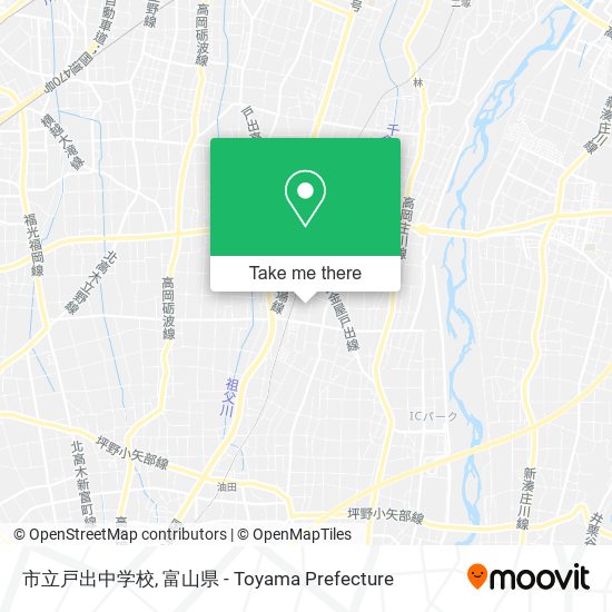 市立戸出中学校 map