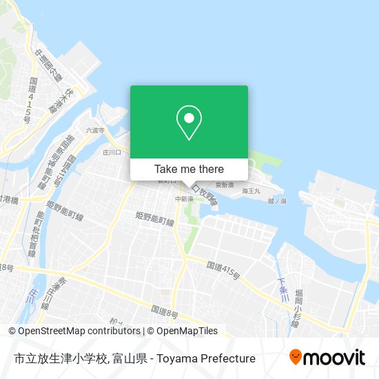 市立放生津小学校 map