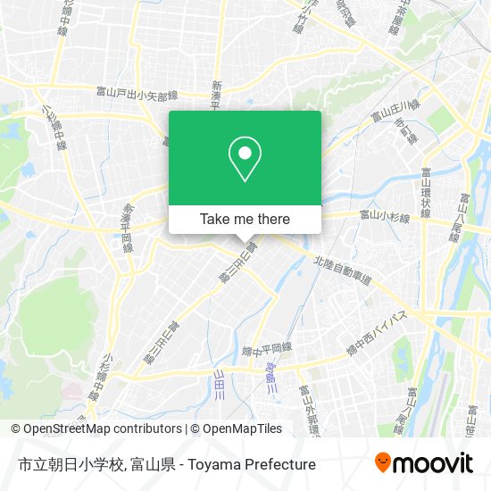 市立朝日小学校 map