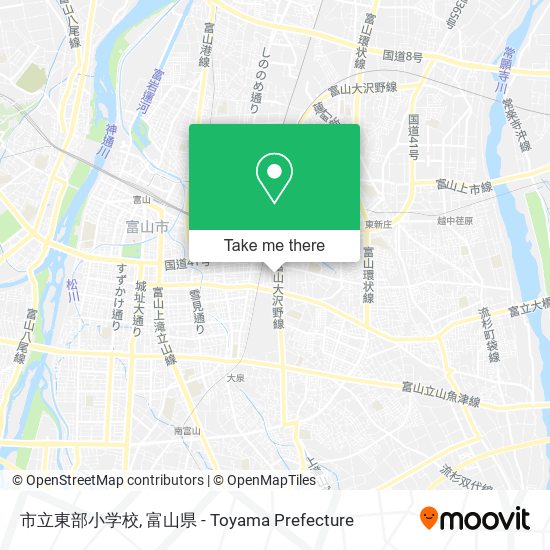 市立東部小学校 map