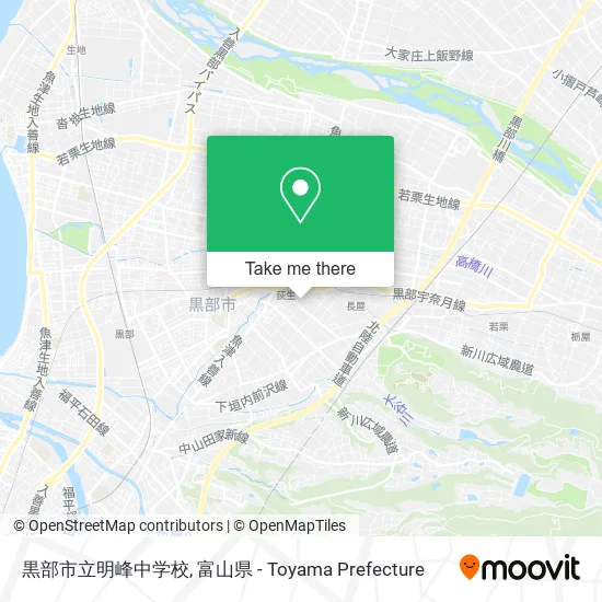 黒部市立明峰中学校 map