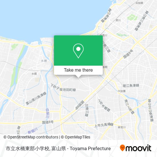 市立水橋東部小学校 map
