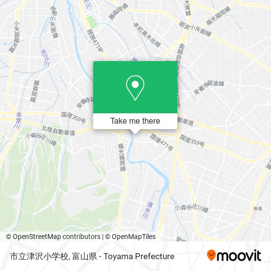市立津沢小学校 map