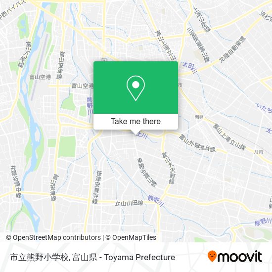 市立熊野小学校 map