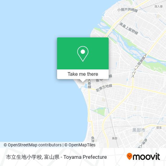 市立生地小学校 map