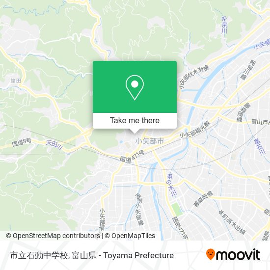 市立石動中学校 map
