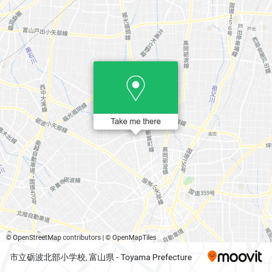 市立砺波北部小学校 map