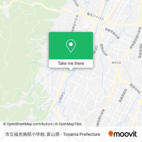 市立福光南部小学校 map