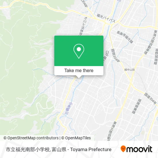 市立福光南部小学校 map
