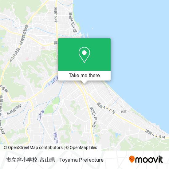 市立窪小学校 map