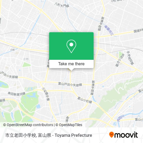 市立老田小学校 map