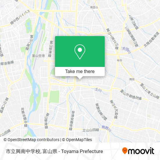 市立興南中学校 map