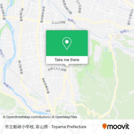 市立船峅小学校 map