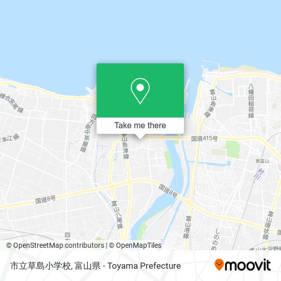 市立草島小学校 map