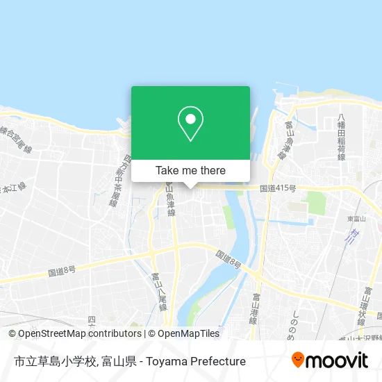 市立草島小学校 map