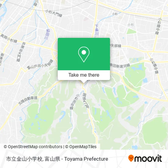 市立金山小学校 map