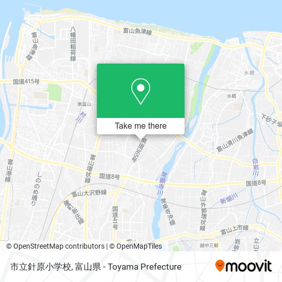 市立針原小学校 map