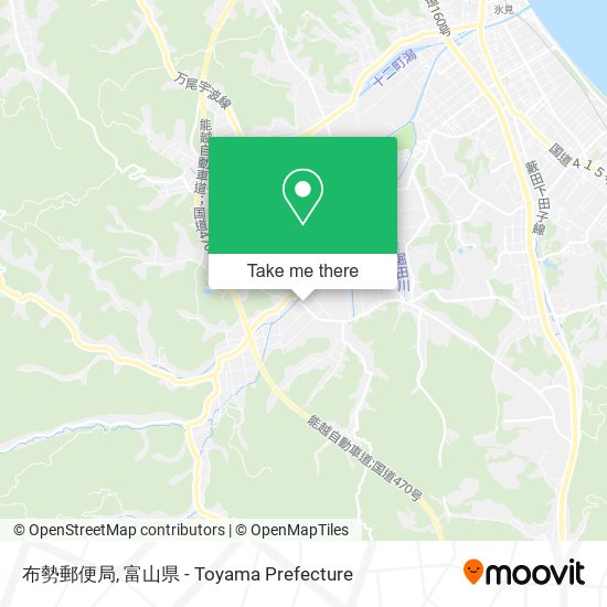 布勢郵便局 map