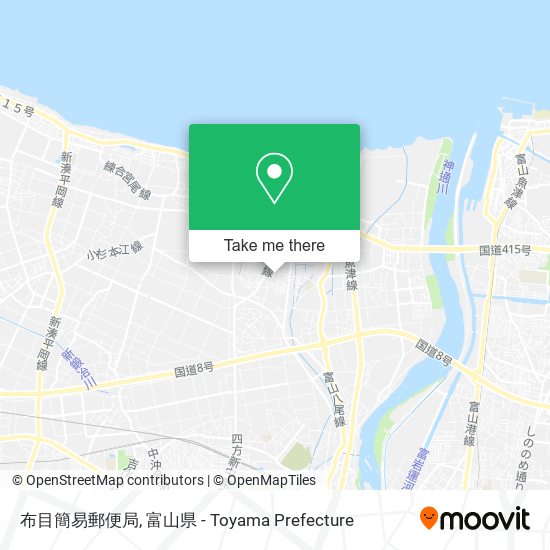 布目簡易郵便局 map