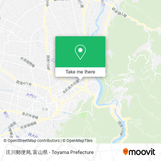 庄川郵便局 map