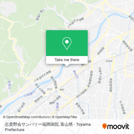 志貴野会サンバリー福岡病院 map