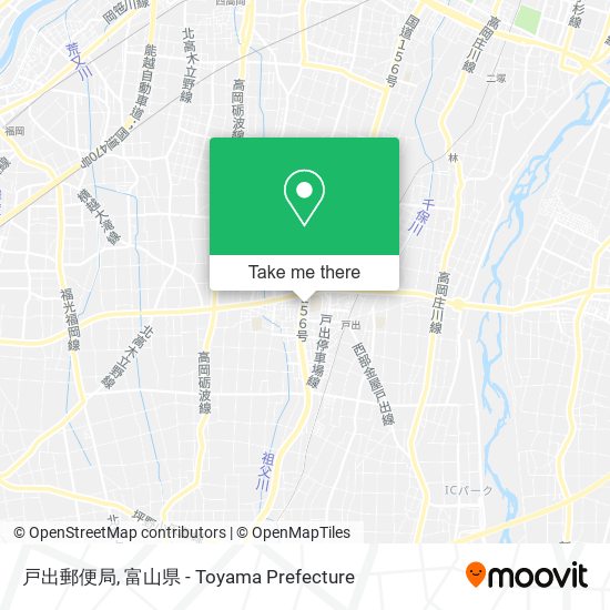戸出郵便局 map
