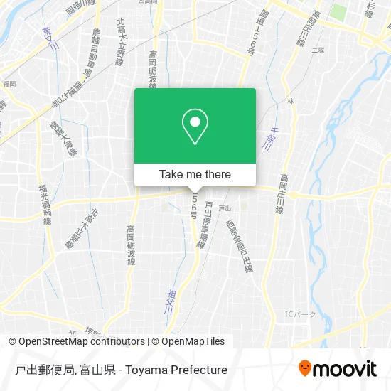 戸出郵便局 map