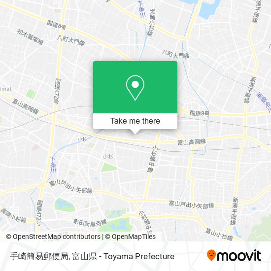 手崎簡易郵便局 map