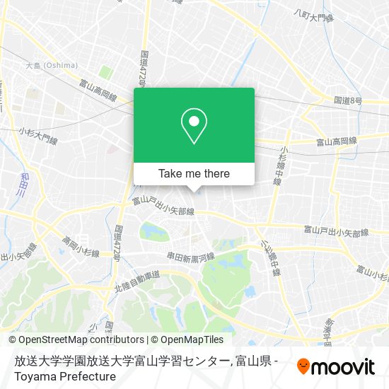 放送大学学園放送大学富山学習センター map