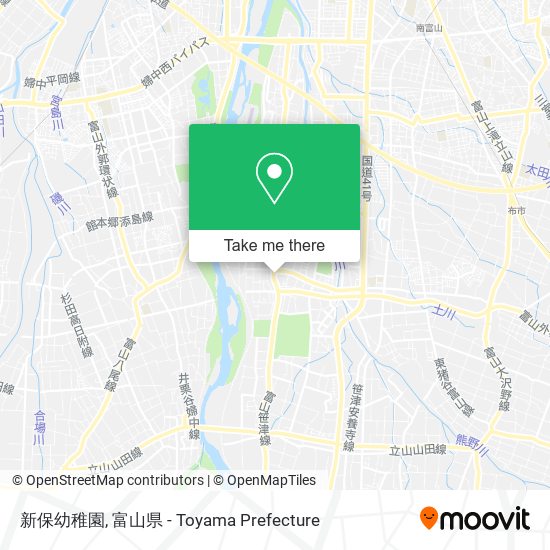新保幼稚園 map