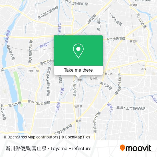 新川郵便局 map
