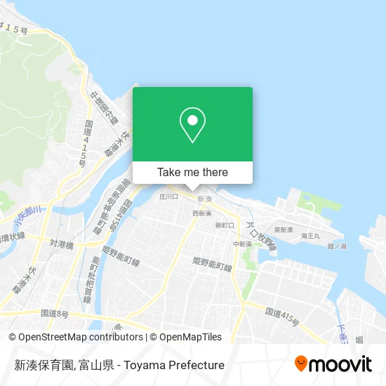 新湊保育園 map
