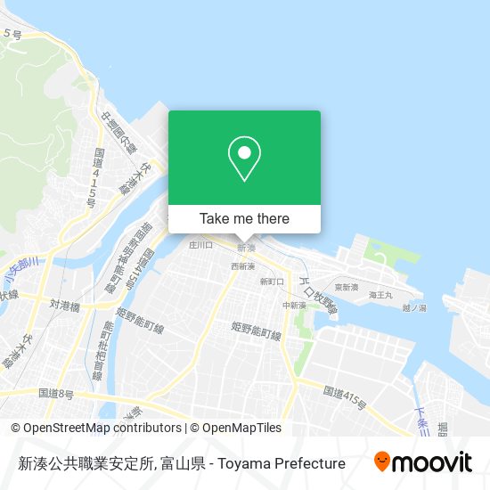 新湊公共職業安定所 map