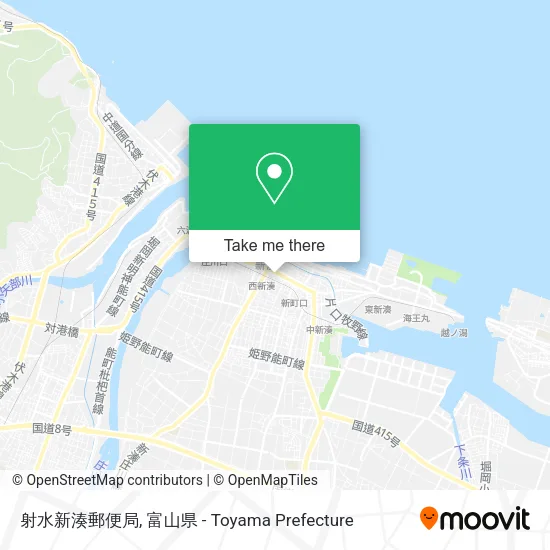 射水新湊郵便局 map