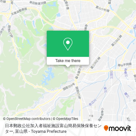 日本郵政公社加入者福祉施設富山簡易保険保養センター map