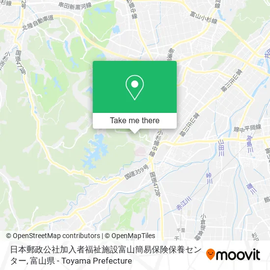 日本郵政公社加入者福祉施設富山簡易保険保養センター map