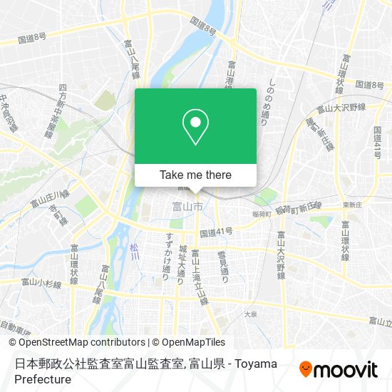 日本郵政公社監査室富山監査室 map