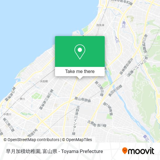 早月加積幼稚園 map