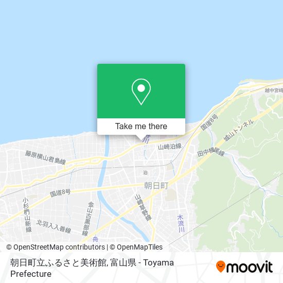 朝日町立ふるさと美術館 map