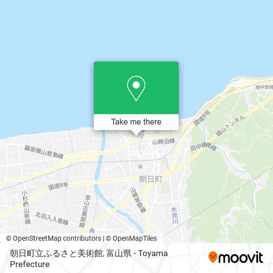 朝日町立ふるさと美術館 map