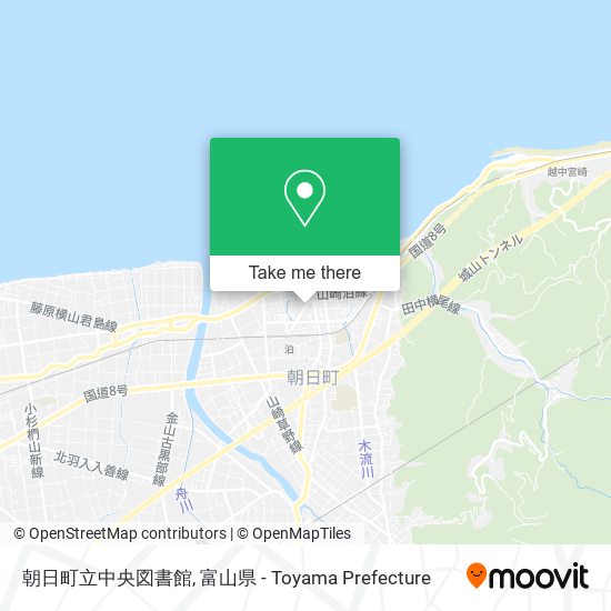 朝日町立中央図書館 map